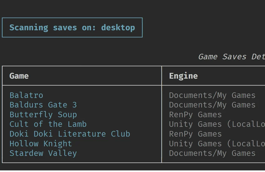 SaveSync. screenshot